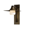 Hubbardton Forge Coastal Bronze Opal Glass (Gg) Hood Large Outdoor Sconce