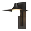 Hubbardton Forge Coastal Oil Rubbed Bronze Opal Glass (Gg) Hood Large Outdoor Sconce