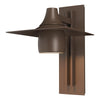 Hubbardton Forge Coastal Dark Smoke Hood Large Dark Sky Outdoor Sconce