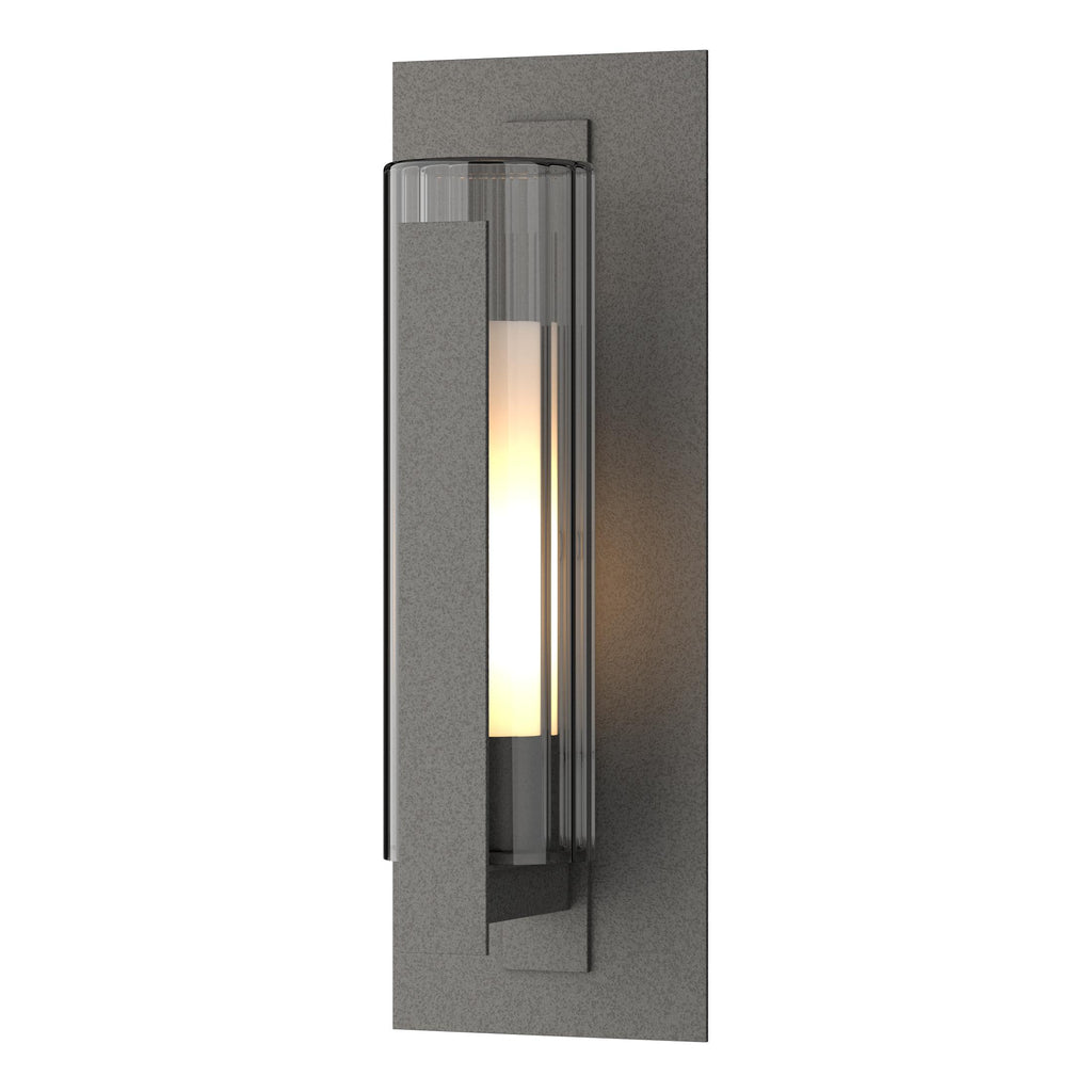 Hubbardton Forge Vertical Bar Fluted Glass Medium Outdoor Sconce