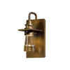 Hubbardton Forge Coastal Bronze Clear Glass (Zm) Erlenmeyer Small Outdoor Sconce