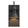 Hubbardton Forge Coastal Black Coastal Natural Iron Erlenmeyer Dark Sky Friendly Outdoor Sconce