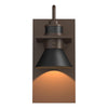 Hubbardton Forge Coastal Bronze Coastal Black Erlenmeyer Dark Sky Friendly Outdoor Sconce