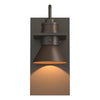 Hubbardton Forge Coastal Dark Smoke Coastal Bronze Erlenmeyer Dark Sky Friendly Outdoor Sconce