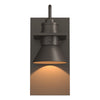 Hubbardton Forge Coastal Dark Smoke Coastal Dark Smoke Erlenmeyer Dark Sky Friendly Outdoor Sconce