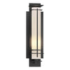 Hubbardton Forge Coastal Black Opal Glass (Gg) After Hours Small Outdoor Sconce