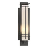 Hubbardton Forge Coastal Natural Iron Opal Glass (Gg) After Hours Small Outdoor Sconce