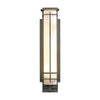 Hubbardton Forge Coastal Dark Smoke Opal Glass (Gg) After Hours Large Outdoor Sconce