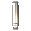 Hubbardton Forge Coastal Burnished Steel Opal Glass (Gg) After Hours Large Outdoor Sconce