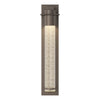 Hubbardton Forge Coastal Dark Smoke Seeded Clear Glass (Ii) Airis Medium Dark Sky Friendly Outdoor Sconce