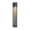 Hubbardton Forge Coastal Dark Smoke Seeded Clear Glass (Ii) Airis Large Dark Sky Friendly Outdoor Sconce