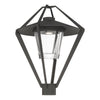 Hubbardton Forge Coastal Natural Iron Clear Glass (Zm) Stellar Post Light