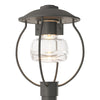 Hubbardton Forge Coastal Natural Iron Clear Glass (Zm) Mason Post Light