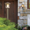 Hubbardton Forge Coastal Natural Iron Clear Glass With Opal Diffuser (Zu) Beacon Hall Outdoor Post Light