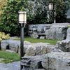 Hubbardton Forge Coastal Black Opal Glass (Gg) Tourou Outdoor Post Light