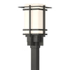 Hubbardton Forge Coastal Natural Iron Opal Glass (Gg) Tourou Outdoor Post Light