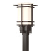 Hubbardton Forge Coastal Dark Smoke Opal Glass (Gg) Tourou Outdoor Post Light