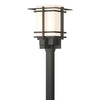 Hubbardton Forge Coastal Natural Iron Opal Glass (Gg) Tourou Large Outdoor Post Light