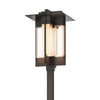 Hubbardton Forge Coastal Oil Rubbed Bronze Clear Glass (Zm) Axis Large Outdoor Post Light