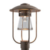 Hubbardton Forge Coastal Bronze Clear Glass (Zm) Erlenmeyer Outdoor Post Light