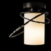 Hubbardton Forge Coastal Oil Rubbed Bronze Opal Glass (Gg) Olympus Outdoor Semi-Flush