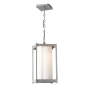 Hubbardton Forge Coastal Burnished Steel Opal Glass (Gg) Cela Large Outdoor Lantern