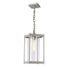 Hubbardton Forge Coastal Burnished Steel Clear Glass (Zm) Cela Large Outdoor Lantern