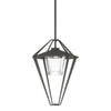 Hubbardton Forge Coastal Natural Iron Clear Glass (Zm) Stellar Large Outdoor Pendant/Semi-Flush