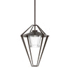 Hubbardton Forge Coastal Bronze Clear Glass (Zm) Stellar Large Outdoor Pendant/Semi-Flush