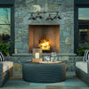 Hubbardton Forge Coastal Black Henry Outdoor 4-Light Pendant