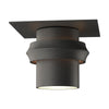 Hubbardton Forge Coastal Natural Iron Twilight Dark Sky Friendly Outdoor Semi-Flush