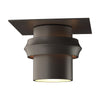 Hubbardton Forge Coastal Dark Smoke Twilight Dark Sky Friendly Outdoor Semi-Flush