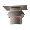 Hubbardton Forge Coastal Burnished Steel Twilight Dark Sky Friendly Outdoor Semi-Flush