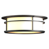 Hubbardton Forge Coastal Black Opal Glass (Gg) Province Outdoor Flush Mount