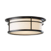 Hubbardton Forge Coastal Dark Smoke Opal Glass (Gg) Province Outdoor Flush Mount