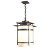 Hubbardton Forge Coastal Dark Smoke Opal Glass (Gg) Banded Large Outdoor Fixture