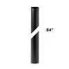 Hubbardton Forge Coastal Black 7' Round Outdoor Post