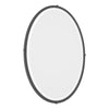 Hubbardton Forge Black Beveled Oval Mirror