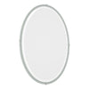 Hubbardton Forge Vintage Platinum Beveled Oval Mirror