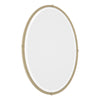 Hubbardton Forge Soft Gold Beveled Oval Mirror