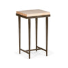 Hubbardton Forge Bronze Natural Maple Wick Side Table