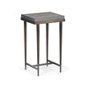 Hubbardton Forge Dark Smoke Grey Maple Wick Side Table