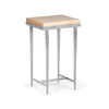 Hubbardton Forge Vintage Platinum Natural Maple Wick Side Table