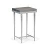 Hubbardton Forge Vintage Platinum Grey Maple Wick Side Table