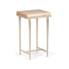 Hubbardton Forge Soft Gold Natural Maple Wick Side Table