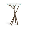 Hubbardton Forge Bronze Glass Top (Va) Brindille Accent Table