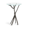 Hubbardton Forge Dark Smoke Glass Top (Va) Brindille Accent Table