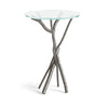 Hubbardton Forge Natural Iron Glass Top (Va) Brindille Accent Table