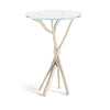 Hubbardton Forge Soft Gold Glass Top (Va) Brindille Accent Table