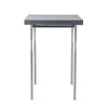 Hubbardton Forge Sterling Grey Maple Senza Wood Top Side Table